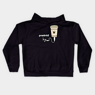 Powered by Coffee Kids Hoodie